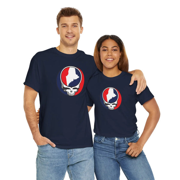 State of Maine Stealie Grateful Dead T-Shirt StealieShop